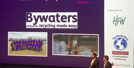 Bywaters Highly Commended at 2019 Planet Mark Awards 1