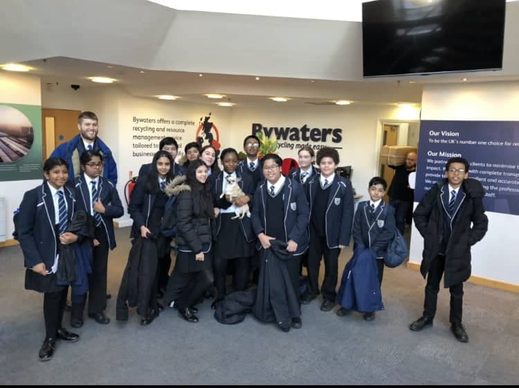 Students from Chobham Academy Visit Bywaters’ Facility Bywaters