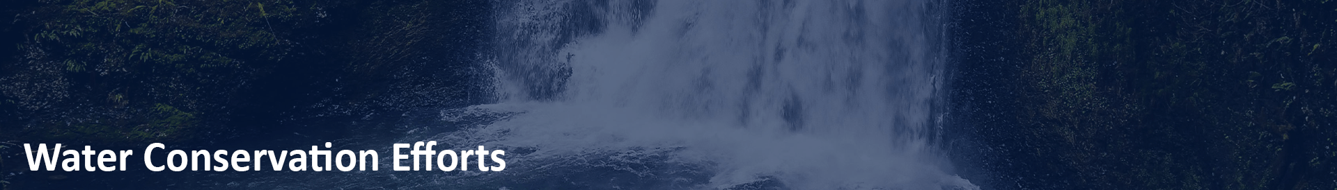 Water Conservation Efforts